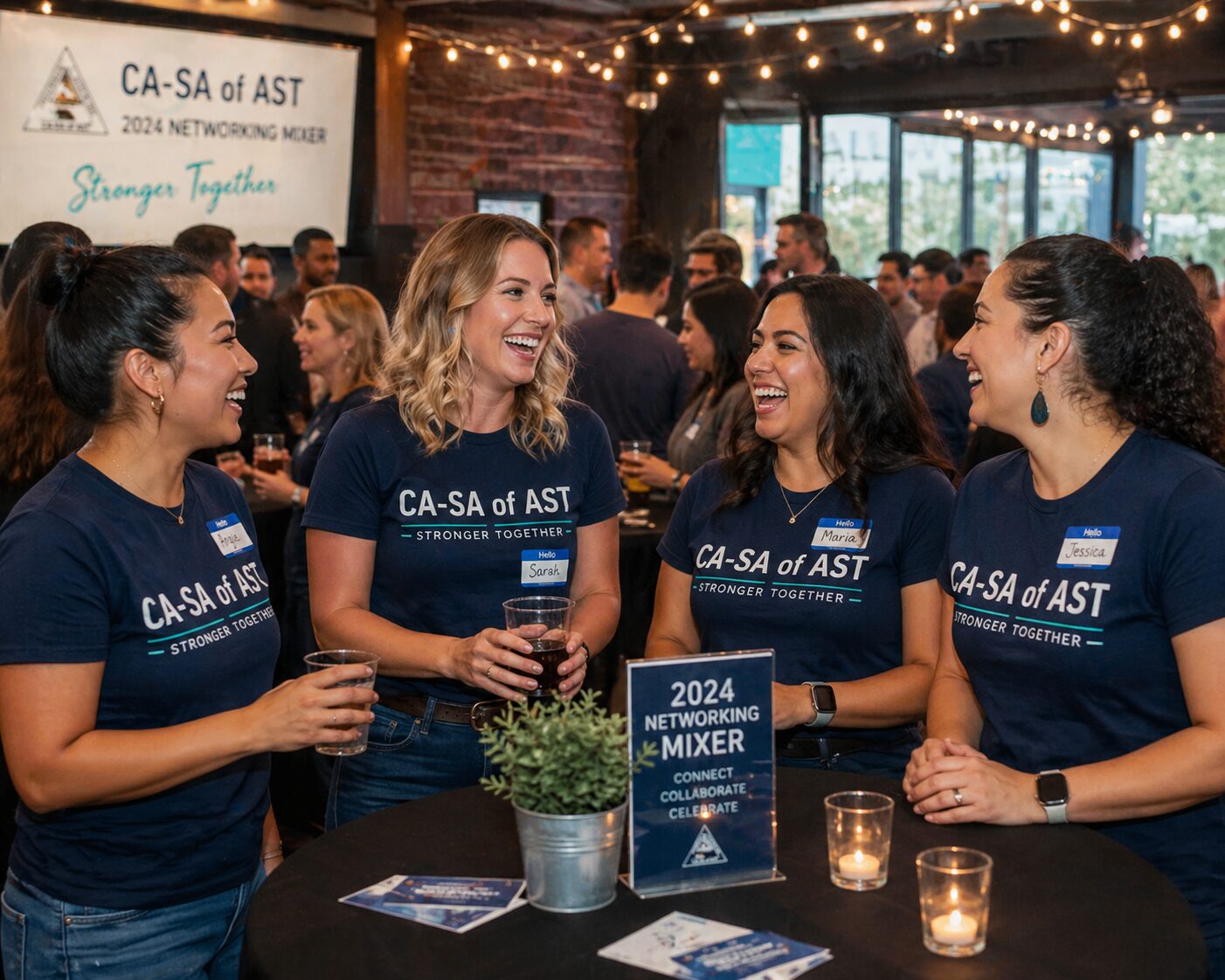 CA-SA of AST 2024 Networking Mixer — members connecting and celebrating at the annual mixer
